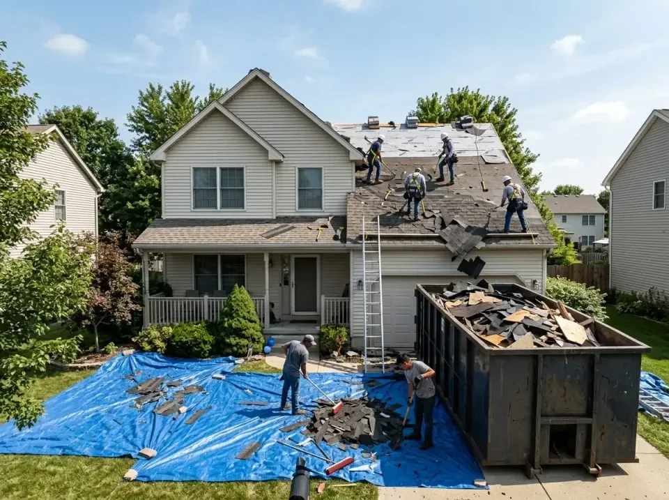 roof-replacement-debris-remova-004 — frequently asked questions, Cheapest Dumpster Rentals in Pickerington, OH